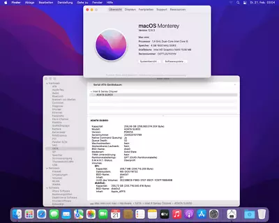 Apple Mac Mini MGEM2D/A - Intel i5 1.4 GHz, 4GB RAM, 256GB SSD, OS Monterey, OVP - Bild 1 von 3