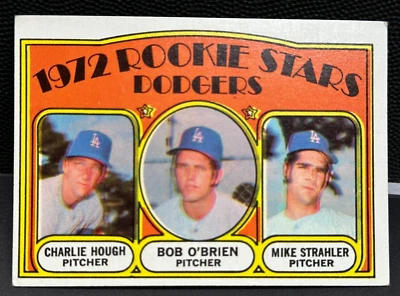 Dodgers Rookie Stars 1972 Topps error de béisbol desplazado colores borrosos #198 Foto 1 de 4