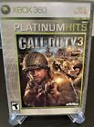 Call Of Duty 3 -platinum Hits (microsoft Xbox 360) Manual Included And Tested. 