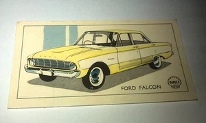 1960 FORD FALCON  Shell Oil NZ Collector CARD - Picture 1 of 2