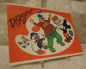 PIGNA ALBUM DISEGNO QUADRETTI WALT DISNEY PAPERINO TOPOLINO PIPPO BASSOTTO - Picture 1 of 1
