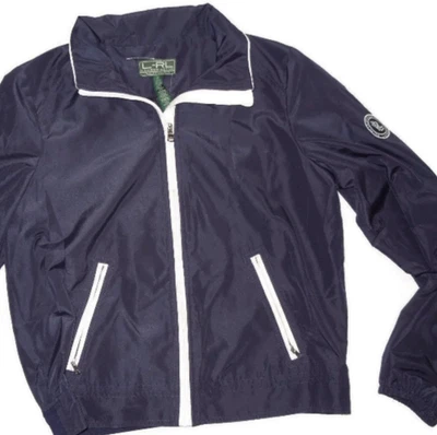 Chaqueta Ralph Lauren Active para mujer azul marino cremallera completa viento - talla mediana - venta al por menor $130 Foto 1 de 4