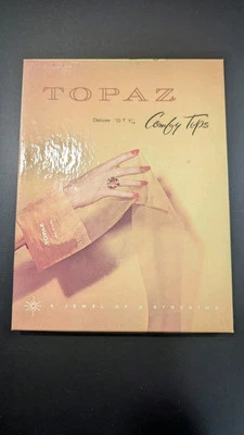 Topaz Comfy Tops  Vintage Mesh Stockings Sz 10 - Brown Magic 3-Pack - Image 1 of 4