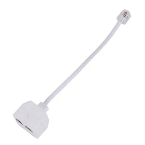 RJ11 6P4C rozdzielacz telefoniczny 1 męski 2 żeński - Y5Y83613 - Zdjęcie 1 z 3