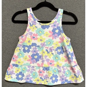Wonder Nation | Children's Kid's Girl's Floral Sleeveless Top | XS (4-5) - Picture 1 of 2