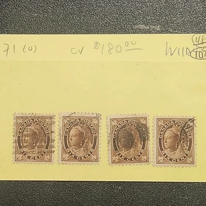 Canada #71 (4) - CV $180 - Lot #10261 - Picture 1 of 1