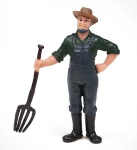 Farmer Farm House giocattolo PVC action figure bambola bambini giocattoli festa regali - Foto 1 di 13