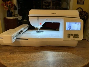 Pre owned BROTHER INNOVIS NQ1700E EMBROIDERY MACHINE WITH THREADS, STABILIZER - Picture 1 of 12