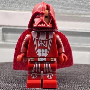 Lego Star Wars Brick Rebellion Damaged Red Darth Vader Custom Minifig - Picture 1 of 2