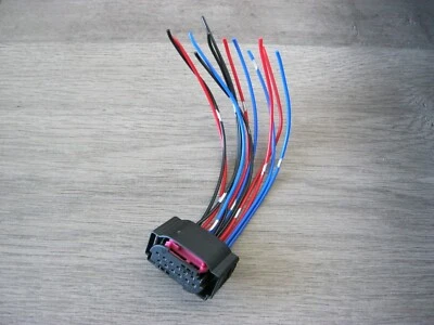 VW AUDI Lane Change Blind Spot Monitor Wiring Connector Pigtail Plug 4E0972713 - Image 1 of 4