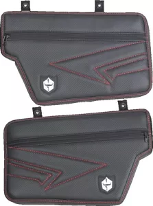 Pro Armor Door Knee Pads-Front-Large-Red for 2023 Honda SXS10S2RD Talon 1000RS - Picture 1 of 2