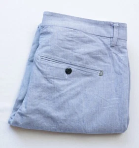 Pantalones ajustados Dondup mezcla de lino para hombre talla 32 W32 L32 M medianos UP235 - Imagen 1 de 11