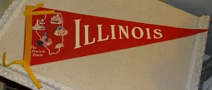 ILLINOIS The Prairie State Wimpel (26", mit Streamer 30") - Bild 1 von 1