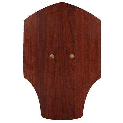 Placa de parede de grão de madeira | Lindo suporte de faca espada medieval vermelho cereja - Imagem 1 de 4