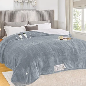Heated Electric Queen Size Blanket, 84"X90", Dual Control, 10 Heat Levels, Auto- - Picture 1 of 6