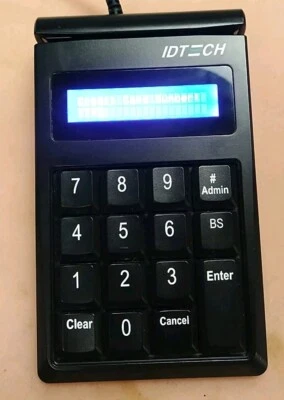 IDTECH IDKE-534833BEM SecureKey M130 Ecrypted Keypad with MagStripe Reader - Image 1 of 2