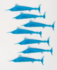 Vintage Blue Marlin Plastic Swizzle Sticks 1965 7 pieces