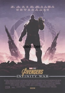 AVENGERS INFINITY WAR 29.6x21cm ART PRINT THANOS - Picture 1 of 1