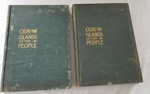OUR ISLANDS AND THEIR PEOPLE by Olivares Townsend 1899 2 Volumes Fair 1st Ed. - Picture 1 of 12