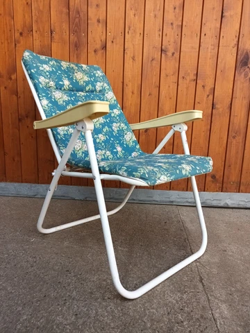 Lounger Garden Seat Folding Chair Classic Car Camping Bulli Vintage Retro 80er 3 Cover