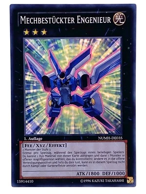 Yugiohkarte - NUMH-DE035 Mechbestückter Engenieur - Number Hunters - Bild 1 von 2