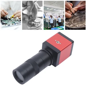 60FPS HDMI Mikroskop Kamera VGA Kamera Industrie USB Objektiv 1080p Fernbedienung - Bild 1 von 16