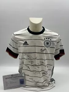 Deutschland Trikot EM 2020/2021 Teamsigniert Adidas COA DFB Fußball Autogramm M - Bild 1 von 6