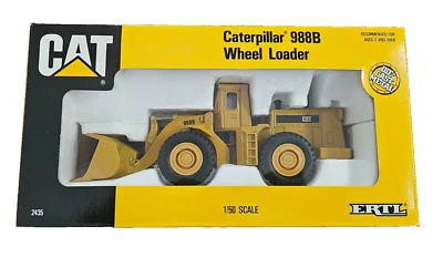 Vintage 1990 NIB ERTL CAT 988B 988-B Wheel Loader 1:50 Diecast Model - NEW - Image 1 of 2