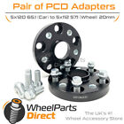 Adapters 5x120 65.1 (Car) to 5x112 57.1 (Wheel) 20mm for VW Transporter T6 15-22