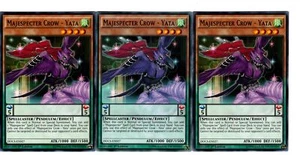 Yugioh- 3X Majespecter Crow - Yata - Common - 1st Edition - DOCS-EN027 - NM - Picture 1 of 1