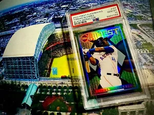 2022 Yordan Alvarez Topps Finest Flashbacks Black Refractor #17/25 PSA 10 GEM MT - Picture 1 of 6