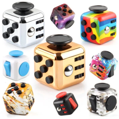 Fidget Cube Spinner Stress Relief Finger Hand Magic Toy Anxiety ADHD Kids Adult - Bild 1 von 4