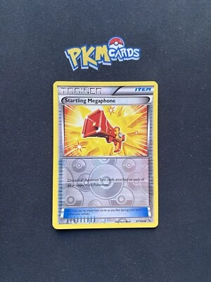 Pokemon TCG Startling Megaphone Flashfire Reverse Holo 97/106 LP. - Image 1 of 3