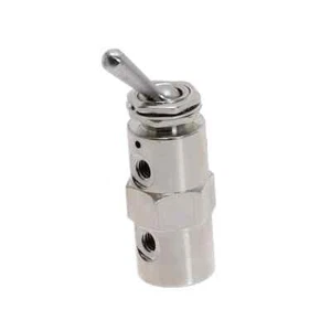 Toggles Cylindrical Mechanical Air Pneumatic Valve switch 2 Position 5 Way - Picture 1 of 3