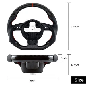 Echtes Carbonfaser-Lenkrad für Audi S3 S4 S5 RS3 RS4 RS5 RS6 2015 - Bild 1 von 6