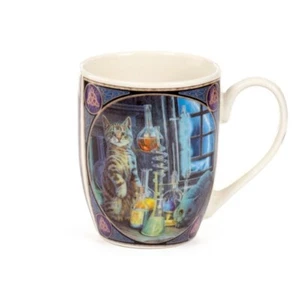 LISA PARKER JEKYLL UND HYDE KATZE PORZELLAN TEE KAFFEEBECHER - Bild 1 von 3