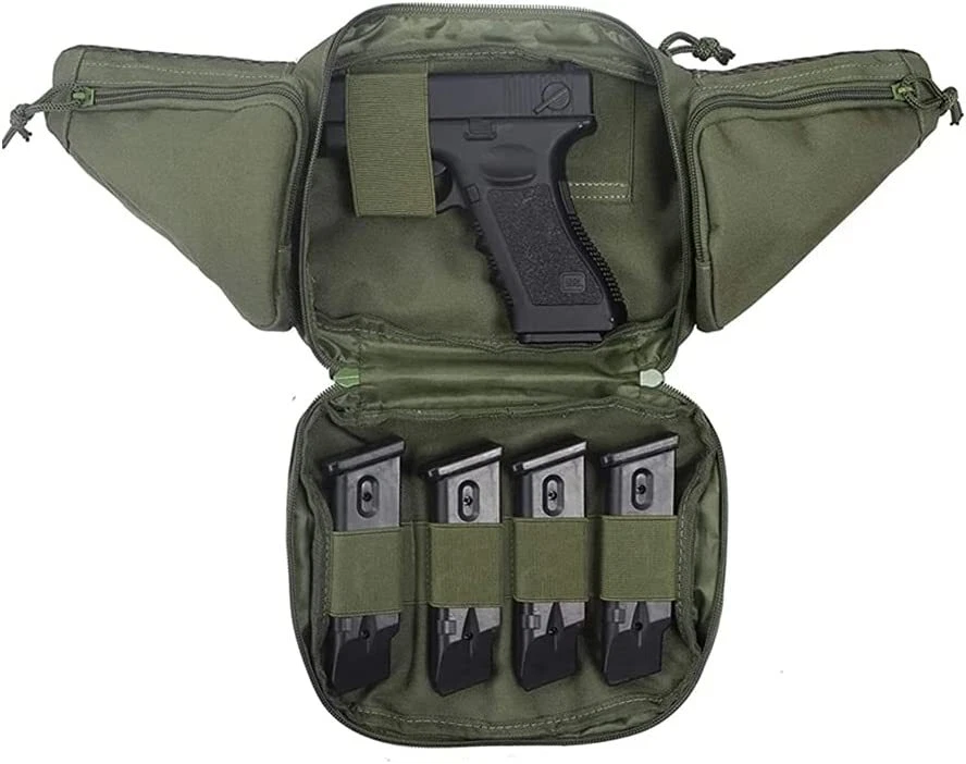 Fanny Pack Holster Fits 1911, Glock, H&K, Ruger, S&W M&P Shield Taurus Sig Sauer - Image 1 of 4