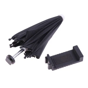 Waterproof Portable Mini Mobile Phone Holder Locomotive Umbrella Bike Umbrel  ZF - Picture 1 of 12