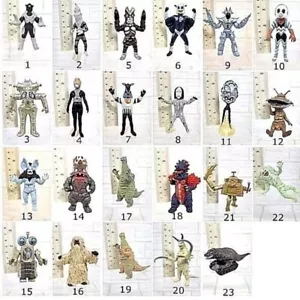 RARE VINTAGE ULTRAMAN KAIJU MONSTER ALIEN GASHAPON FIGURE NO 1-23 BANDAI LOT 3 - Picture 1 of 77