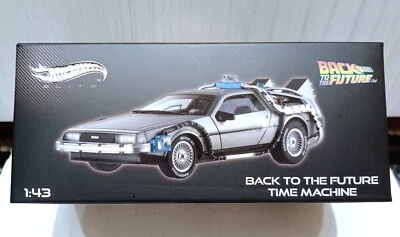 BACK TO THE FUTURE Hot Wheels ELITE X5493 DeLorean Time Machine 1:43 Diecast Car - Image 1 of 4