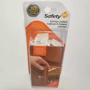 Baby Child Proof Safety First Spring Loaded Cabinet & Drawer Latches 10 Pack NEW - Picture 1 of 5