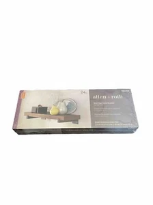 Allen + Roth Dark Oak Shelf Kit, 23.6” L x 7.8” W, Decorative Shelf #0863958 - Picture 1 of 3