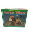 Vintage 1960/70'S Battery Operated Basset Hound Orig. Box - Non Working