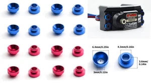 ALLUMINIO M3 Set guarnizioni distanziatore servolavatrice blu e rosso 16 pz per servo universale SANWA - Foto 1 di 4