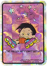BOBBY'S WORLD Vintage Prism Vending Machine Sticker PVI 1994 90's "I've fallen..