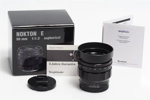 Voigtländer For Sony E Nokton 1.2/50mm Aspherical Black - Picture 1 of 2