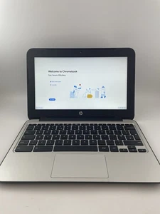 HP Chromebook 11 G3 11.6" 16GB 4GB Ram Intel Celeron N2840 ChromeOS With Charger - Picture 1 of 22