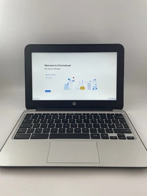 HP Chromebook 11 G3 11.6" 16GB 4GB Ram Intel Celeron N2840 ChromeOS With Charger - Image 1 of 4