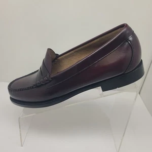 Mocassini da uomo G. H. Bass Co. Weejuns Larson in pelle bordeaux taglia 9,5 D - Foto 1 di 11