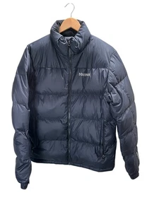 Marmot Goose Down Puffer Jacket Medium Men's Size Black 650 Fill - Picture 1 of 7